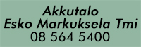 Akkutalo Esko Markuksela Tmi
